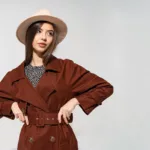 brown color outfit